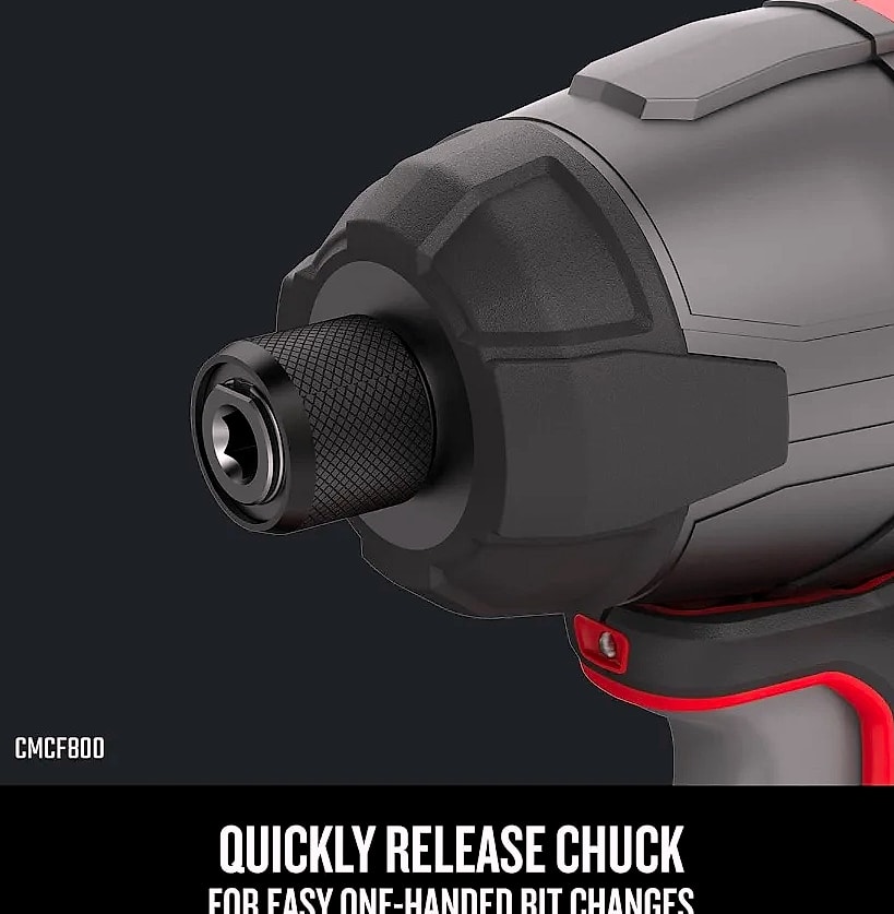 Kankeirr V20 MAX Cordless Drill and Impact Driver Combo Kit — side view