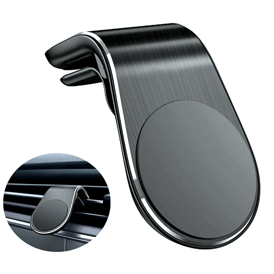 Magnetic Car Phone Holder Air Vent Clip Mount — interior detail