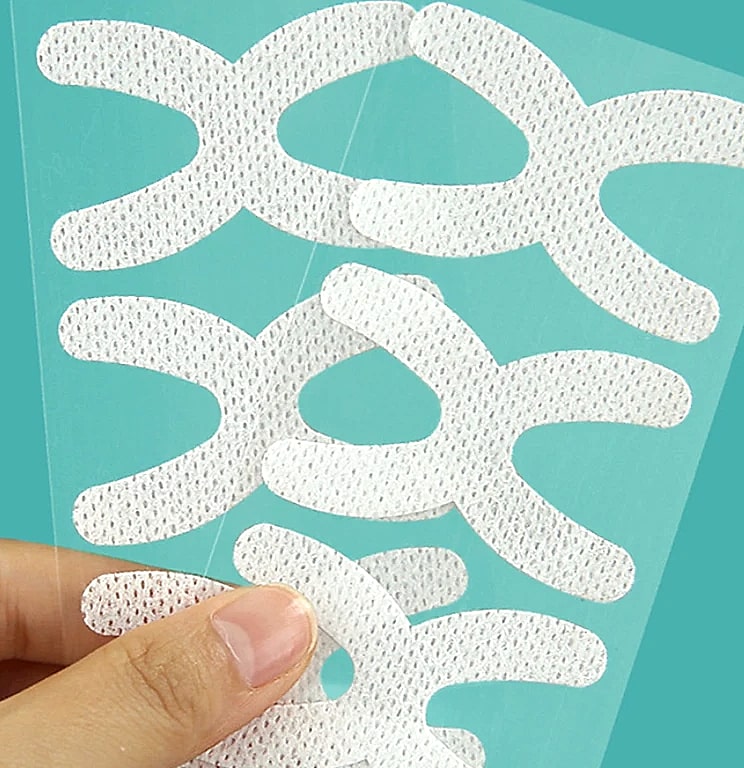 30-Pack X-Shape Mouth Tape Sleep Strips Anti-Snoring — parts overview