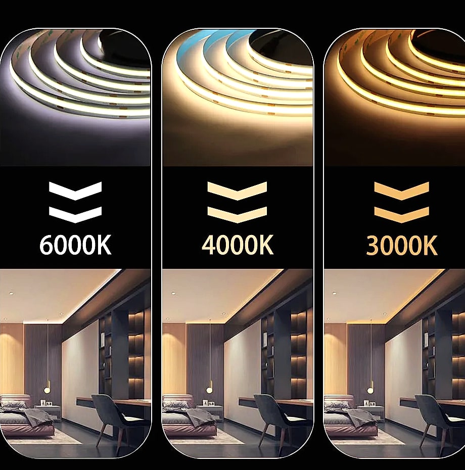Xnbada COB LED Strip Light 480/528 LEDs/m Flexible — build progress