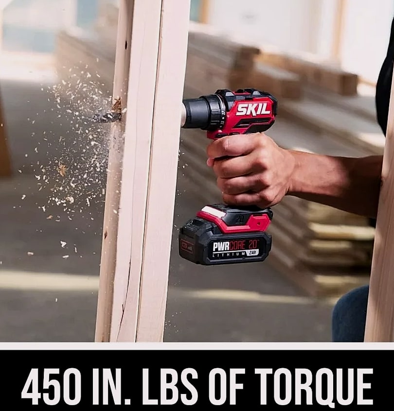 Kankeirr PWR CORE 20 Brushless Drill and Impact Driver Kit — close-up details