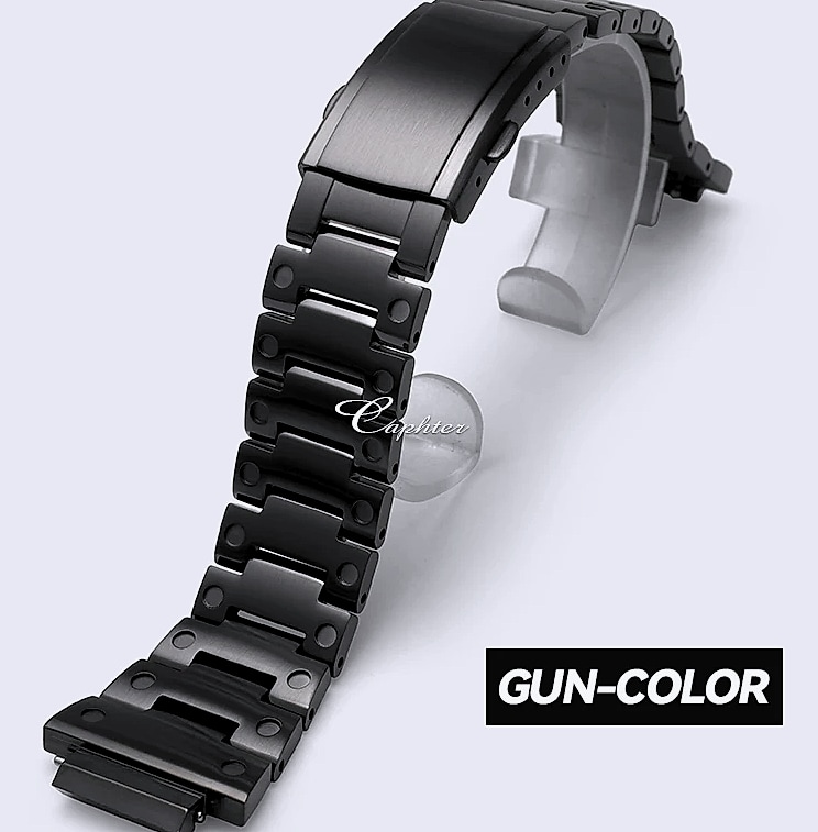 Caphter GM-2100 Metal Watchband Stainless Steel Bracelet — feature highlights