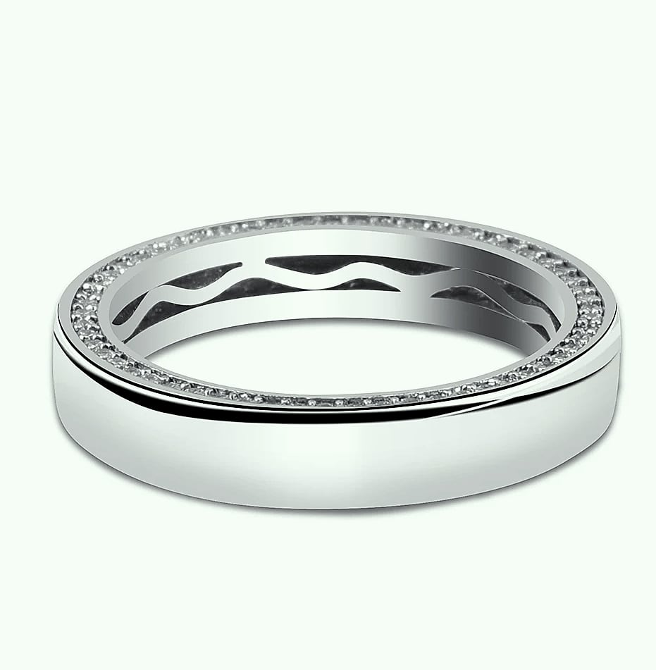 TOPGRILLZ Couple Rings 4mm/6mm 925 Sterling Silver — package contents