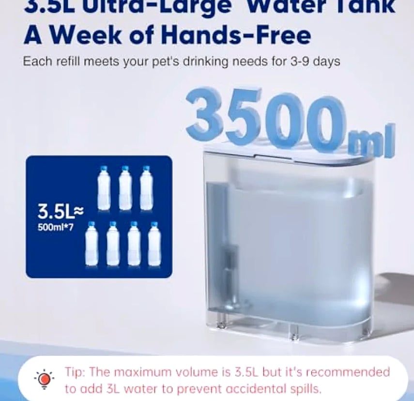 Smart Pet Water Fountain Stainless Steel Bowl Auto Dispenser — feature highlights