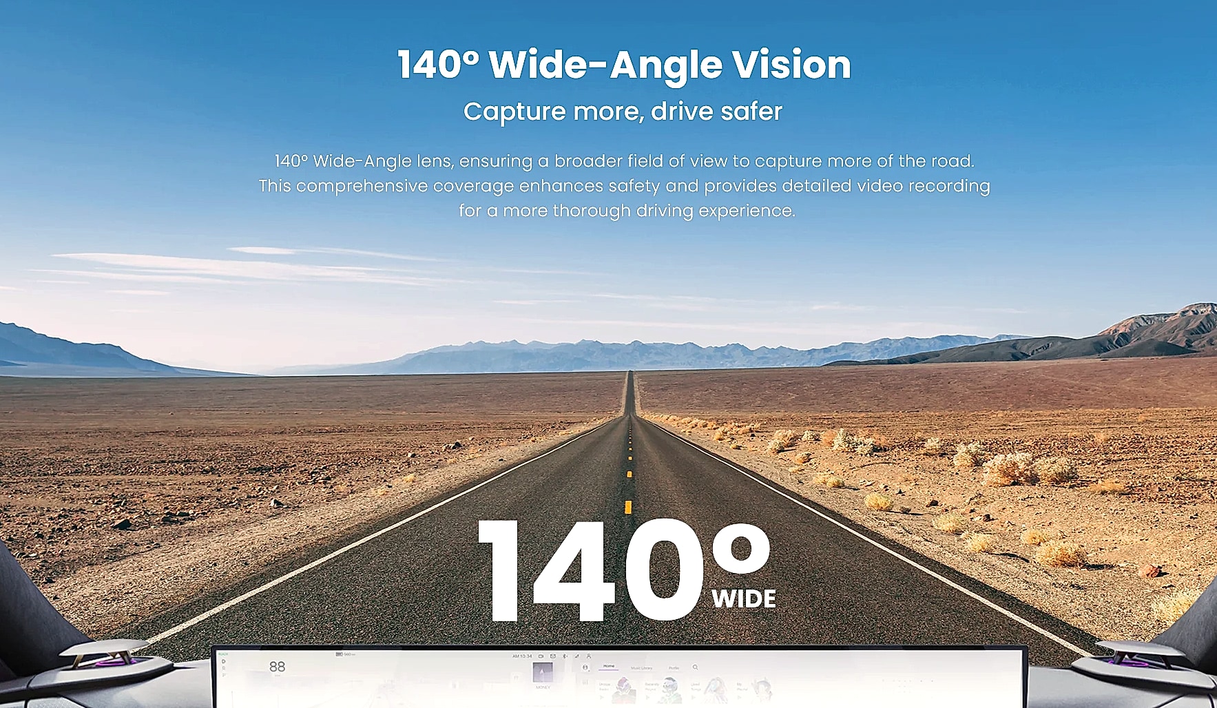 DDPAI N5 Dual 4K Dash Cam with Front and Rear Recording — feature highlights