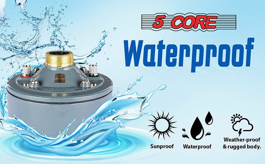 5 Core 2 Inch Compression Driver Horn Tweeter 600W — close-up details