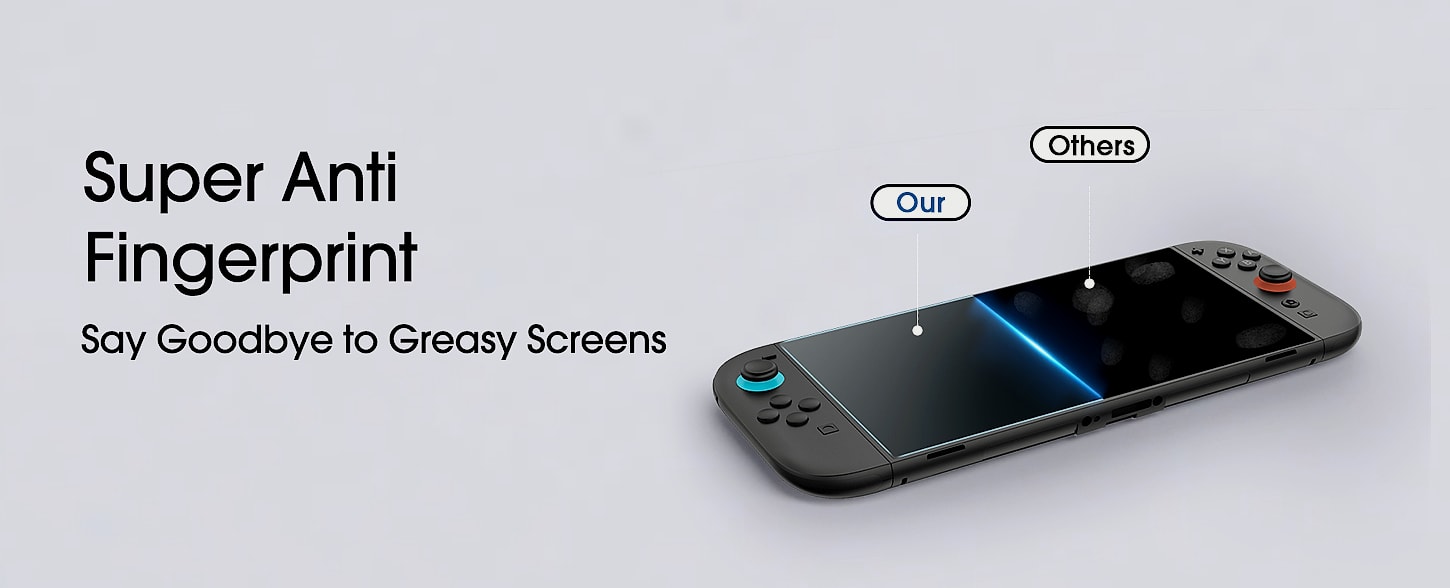 amFilm OneTouch Screen Protector for Nintendo Switch 2 — parts overview