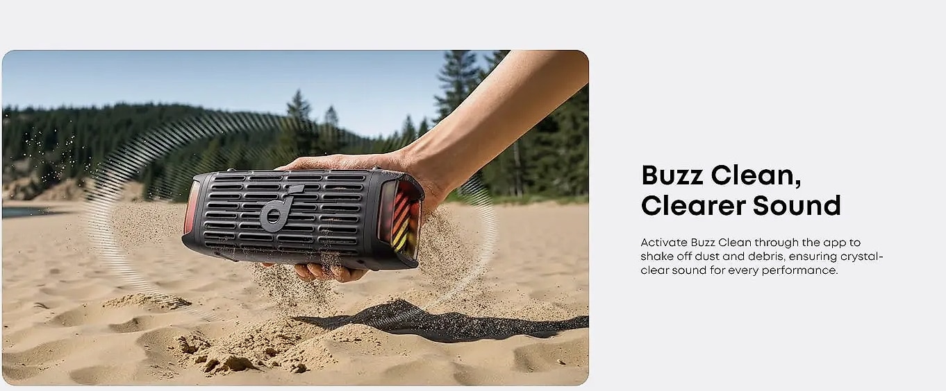 Soundcore Boom 3i Waterproof Bluetooth Speaker, IP68 — assembled view