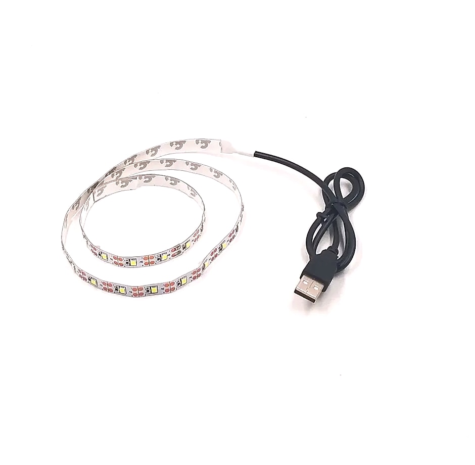 WIXOLighting 5M USB LED Strip Light 5V 3528 SMD — scale reference