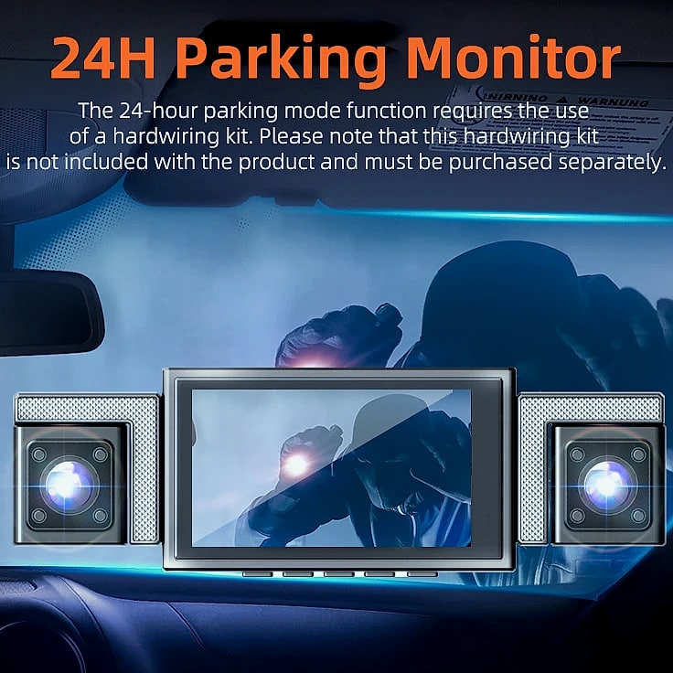 MUÜBAER G58-1 4K Dash Cam 4-Channel with GPS — interior detail