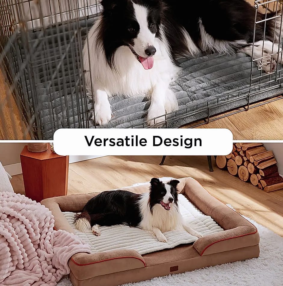 DOORSACCERY Self-Warming Pet Bed Mat for Cats and Dogs — assembled view