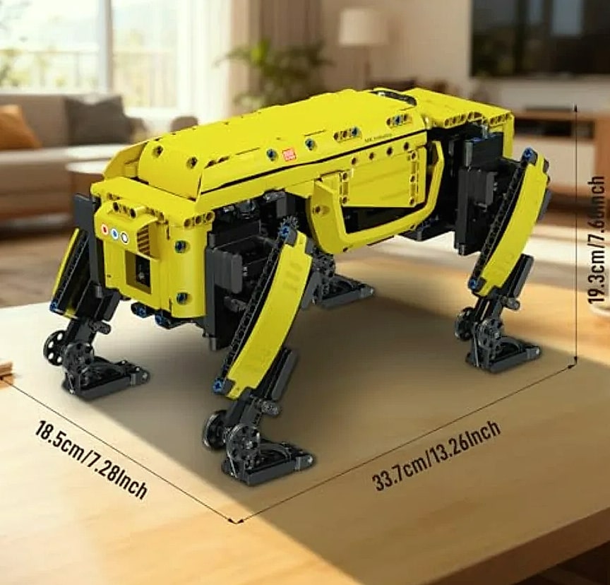Mould King Robot Dog Building Set with Remote Control — side view