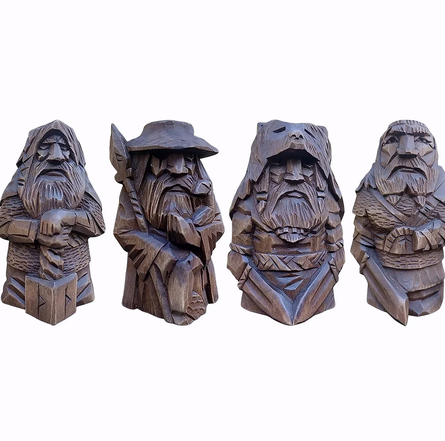 Norse Odin Viking Resin Statue with Spear Garden Ornament — package contents