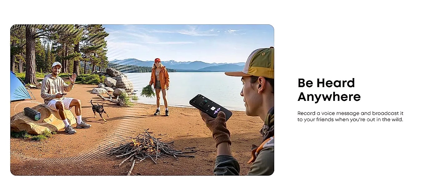 Soundcore Boom 3i Waterproof Bluetooth Speaker, IP68 — package contents