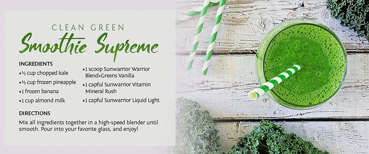 Sunwarrior Warrior Blend Vanilla Plant Protein Powder — close-up details