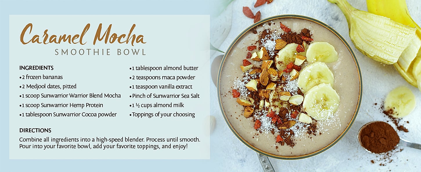 Sunwarrior Warrior Blend Vanilla Plant Protein Powder — feature highlights