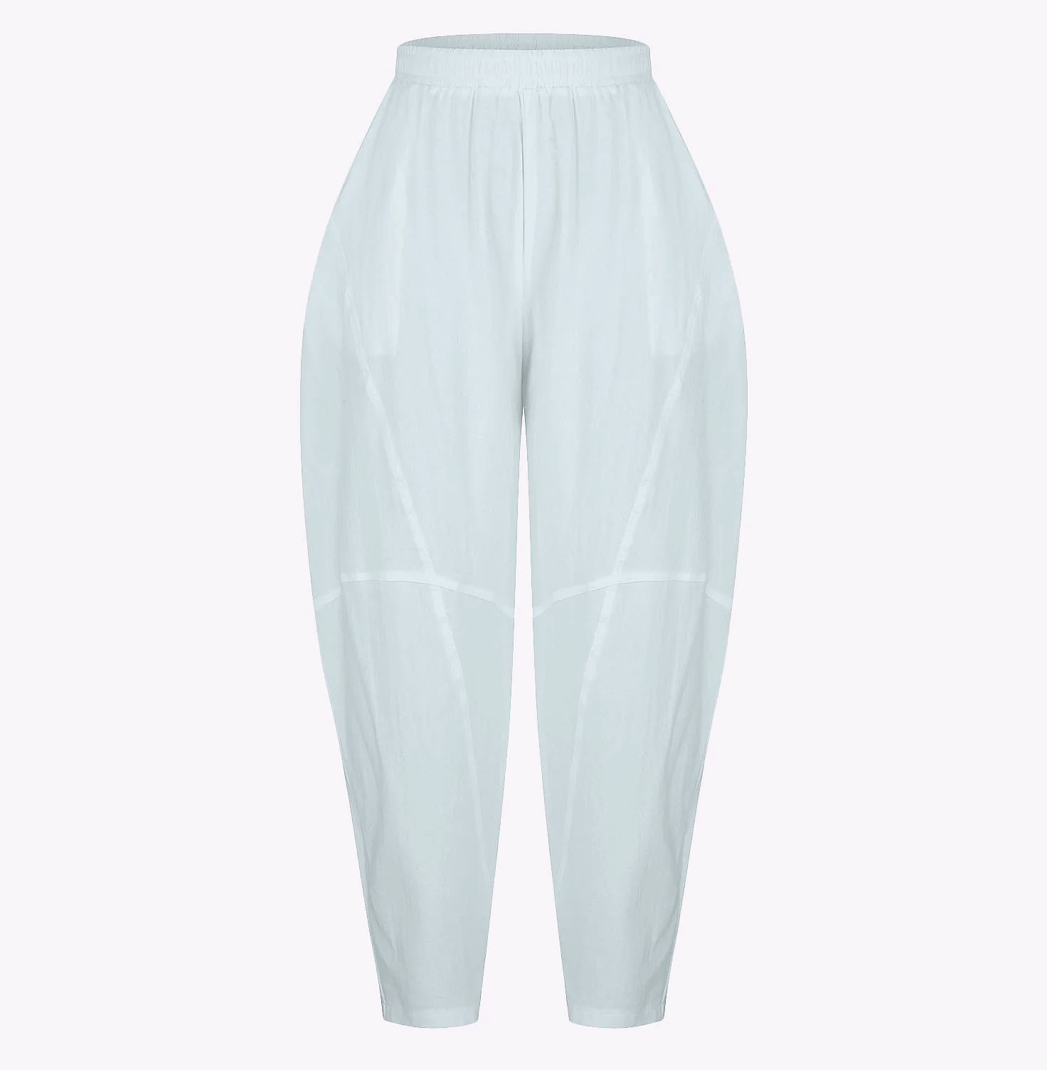 Aristarchus Cotton Linen Women's Cargo Pants Loose Fit — close-up details