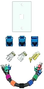 Mediabridge CAT6 Ethernet Patch Cable 10ft RJ45 Gold Plated — parts overview