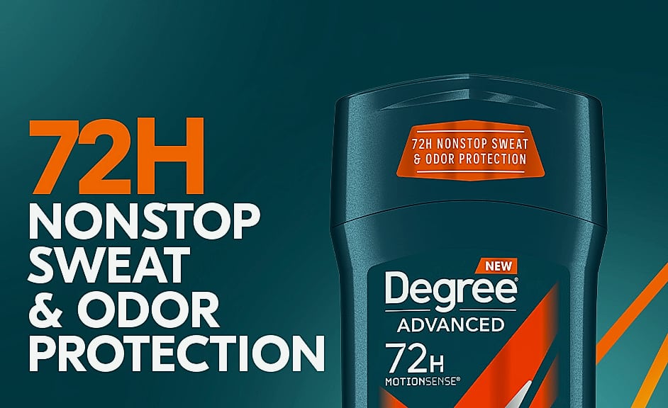 Degree Men Adventure Antiperspirant Deodorant, 2.7 oz, 4 — package contents