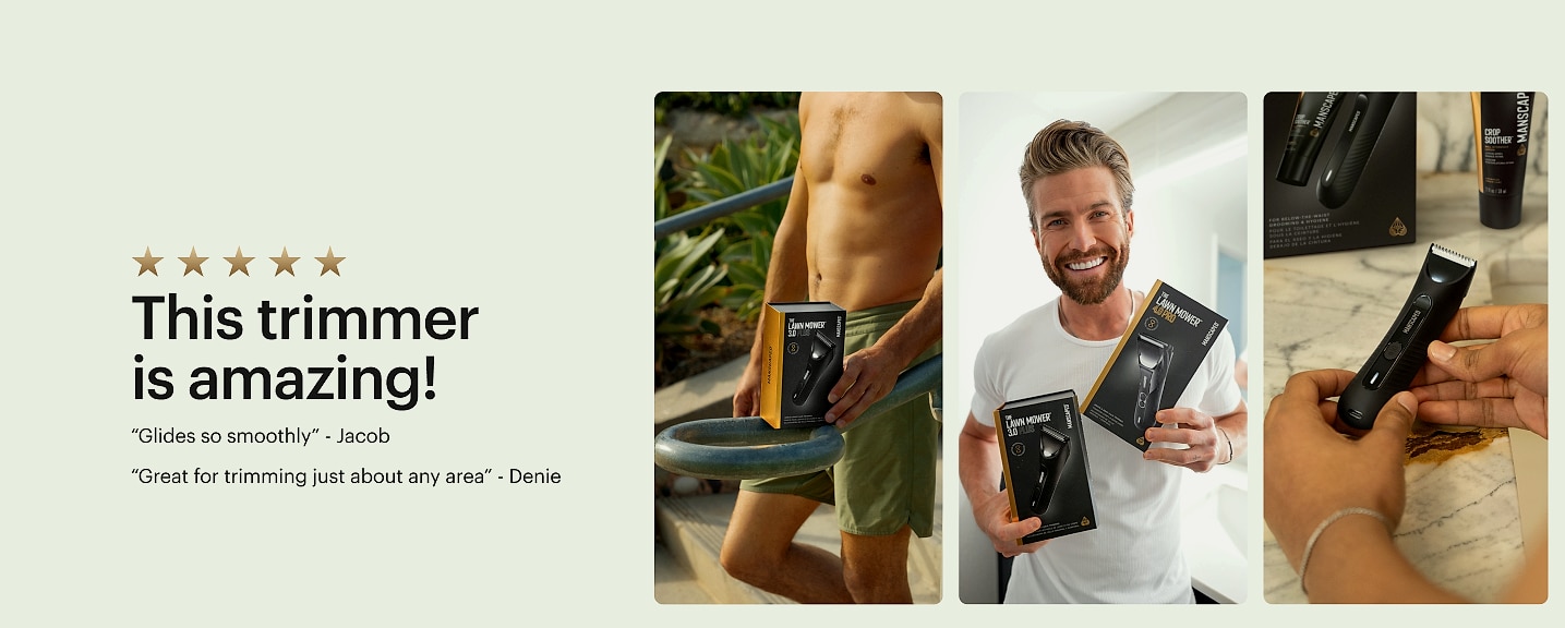 MANSCAPED Lawn Mower 3.0 Plus Waterproof Body Hair Trimmer — feature highlights