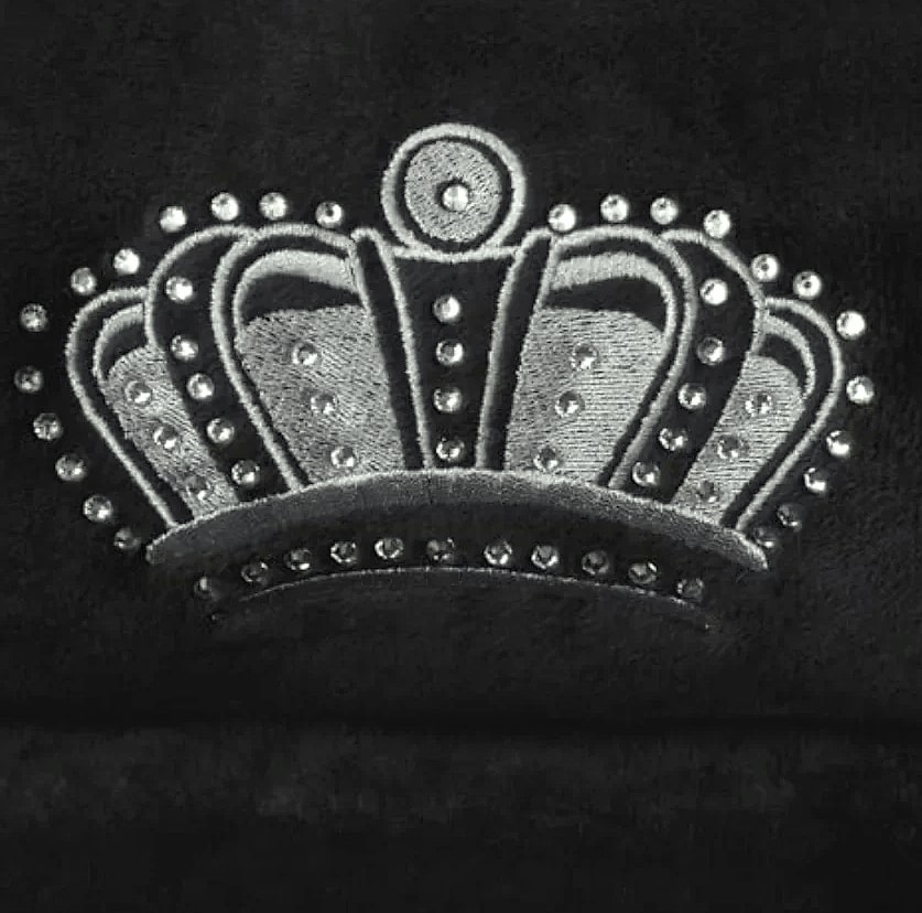 Crown Bling Small Pet Bed rose gold velvet orthopedic — feature highlights