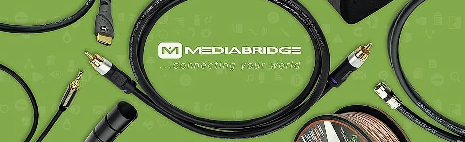 Mediabridge CAT6 Ethernet Patch Cable 10ft RJ45 Gold Plated — package contents