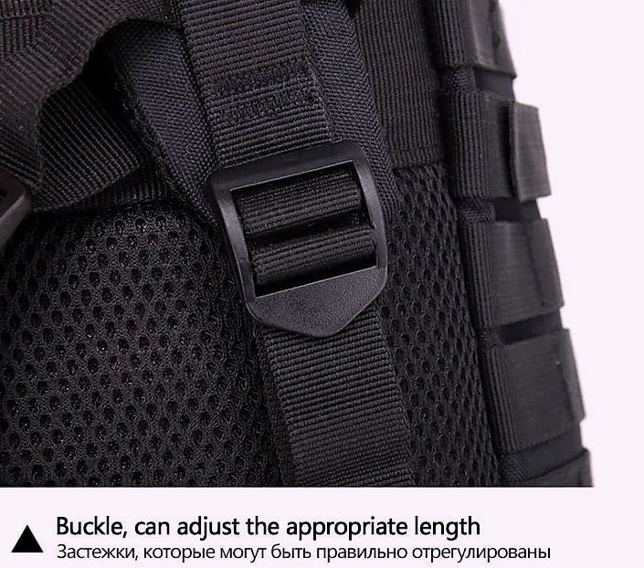 ReFire Gear 45L Tactical Backpack Molle EDC Trekking — parts overview