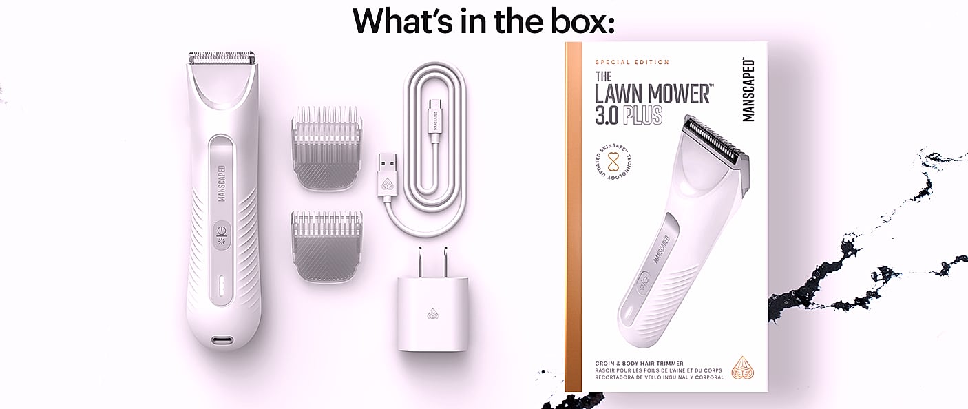 MANSCAPED Lawn Mower 3.0 Plus Waterproof Body Hair Trimmer — side view