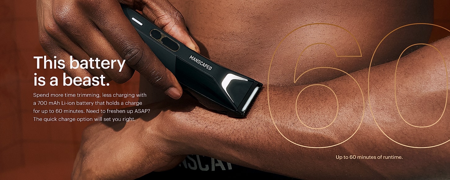 MANSCAPED Lawn Mower 5.0 Ultra Groin Body Hair Trimmer — package contents