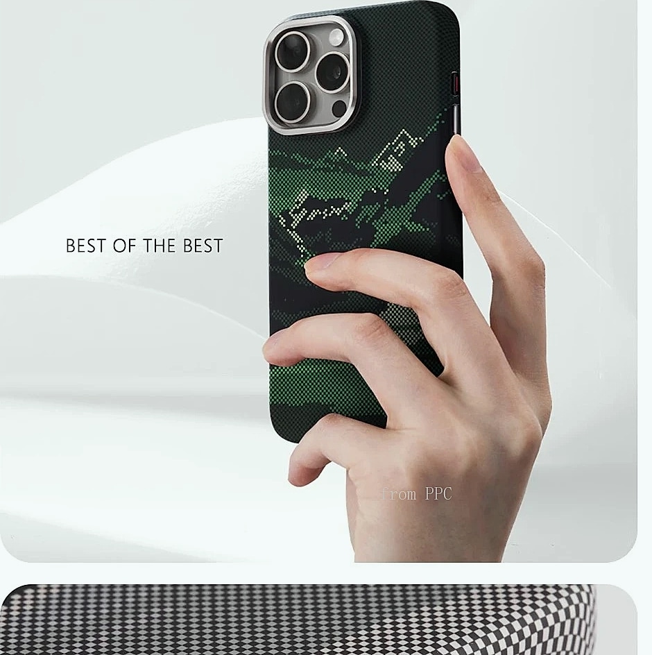 PPC Abstract Landscape MagSafe iPhone Case with Lens Shield — build progress