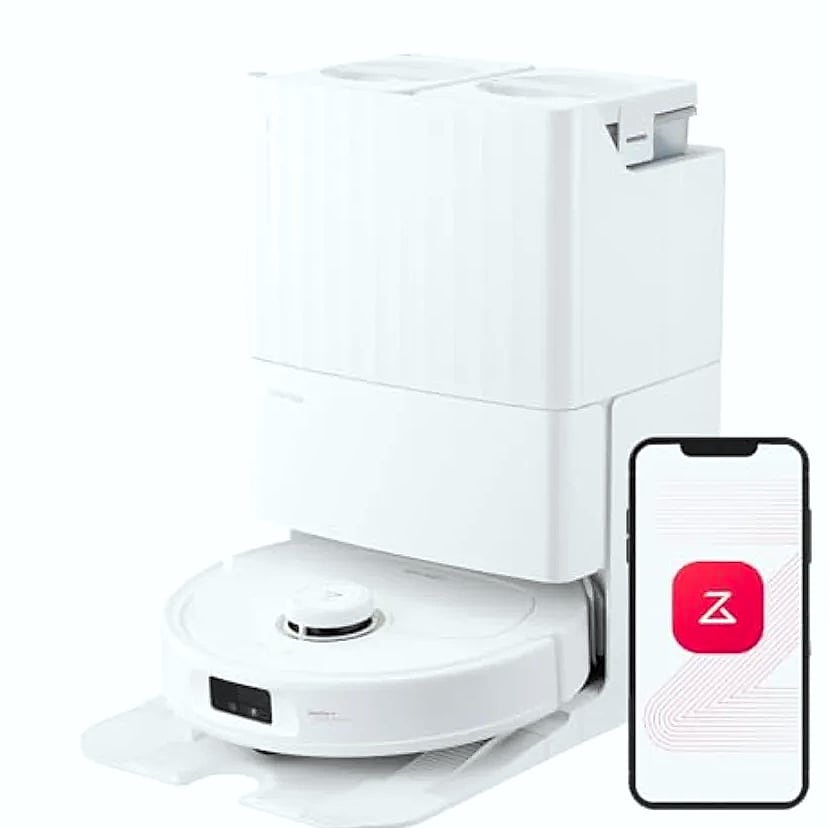 Qrevo MaxV Robot Vacuum and Mop with FlexiArm Design — package contents