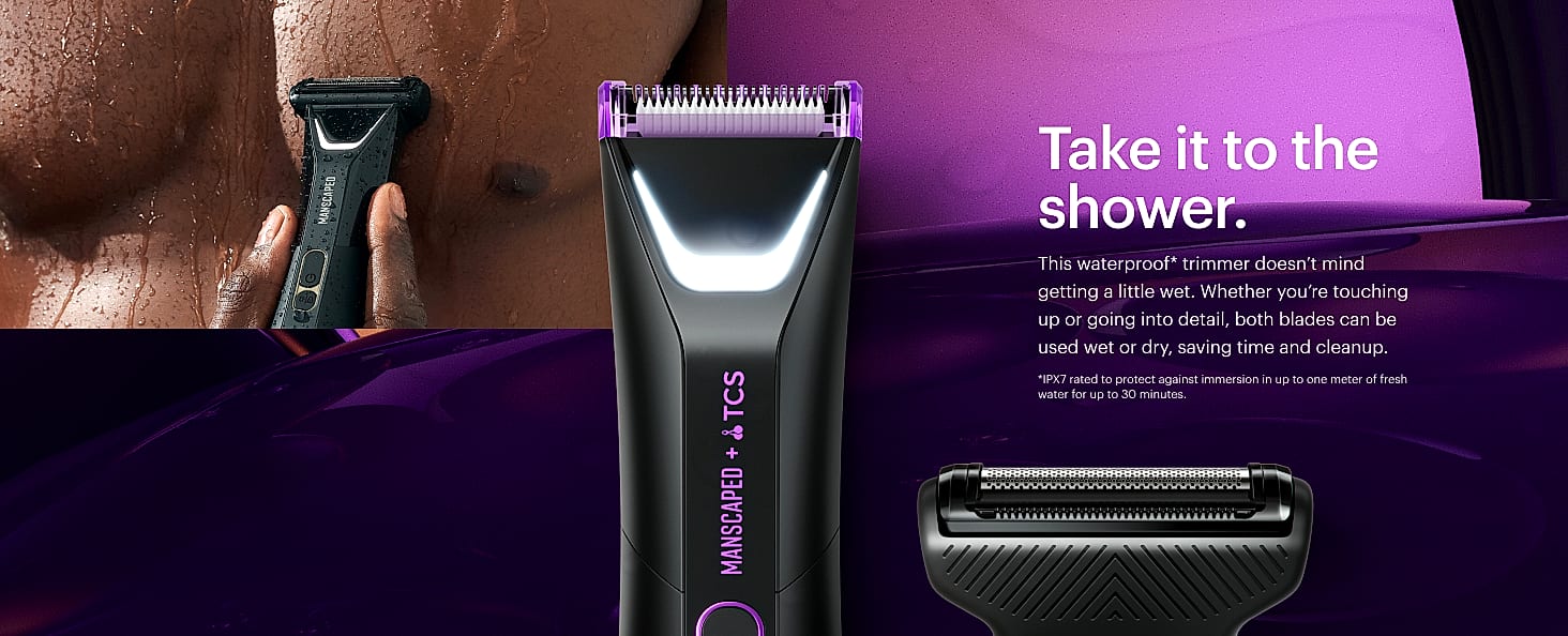 MANSCAPED Lawn Mower 5.0 Ultra Groin Body Hair Trimmer — side view