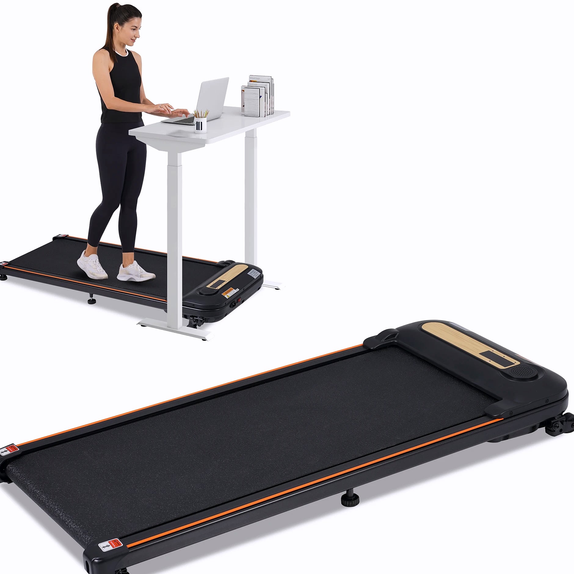 WalkingPad Treadmill with Incline, 2.5HP Motor, 300lb — close-up details