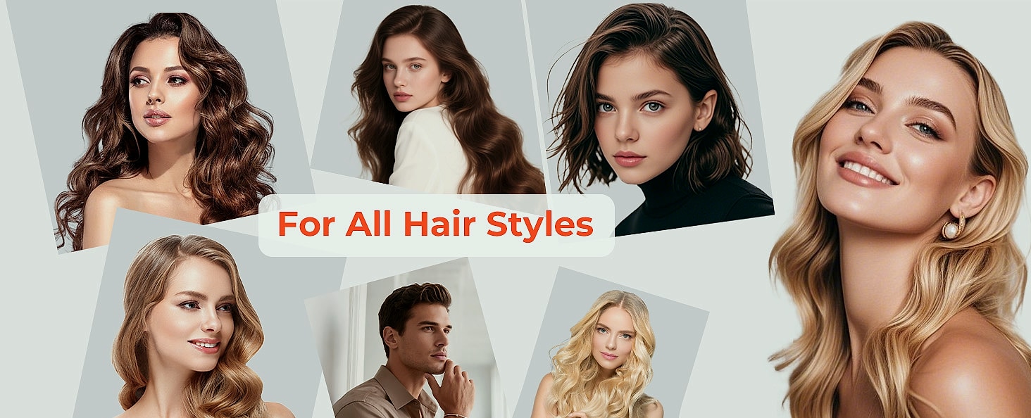 SHRATE Ionic Hair Dryer with Diffuser, 1800W Professional — feature highlights