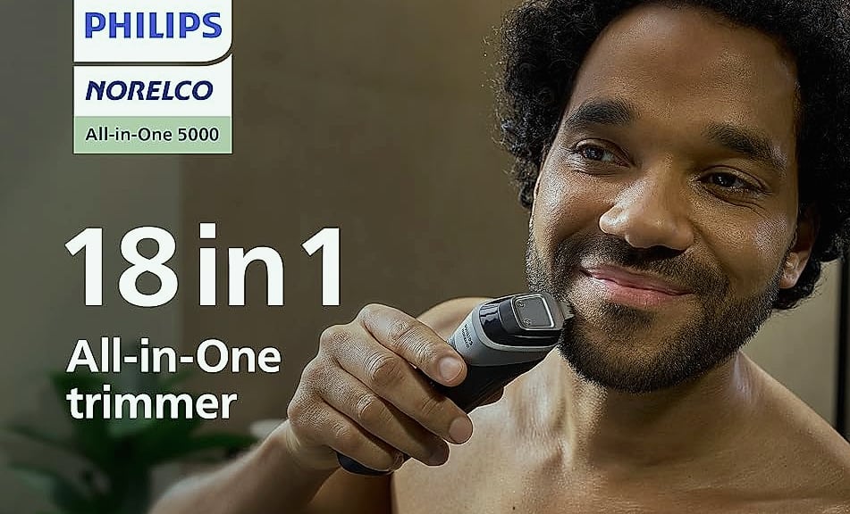 Philips Norelco Multigroom 5000 MG5910/49 18-Piece Grooming — feature highlights