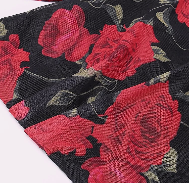 MsChuh Floral Spaghetti Strap Bodycon Maxi Dress — build progress