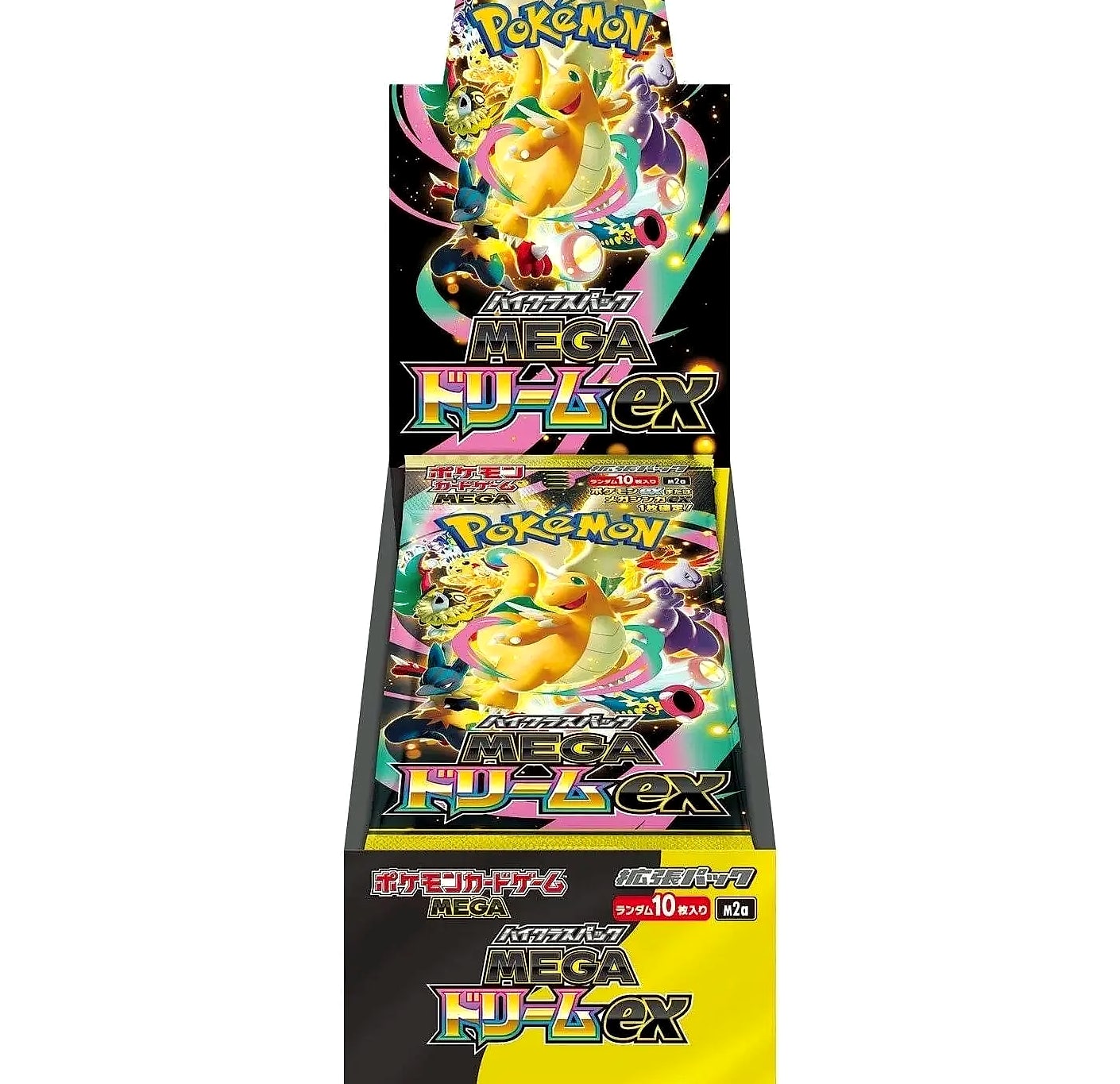 Kayou Pokemon TCG L M2a JP Edition Mega Dream EX Booster — assembled view