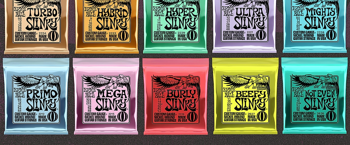 Ernie Ball Regular Slinky Nickel Wound Guitar Strings 10-46 — feature highlights