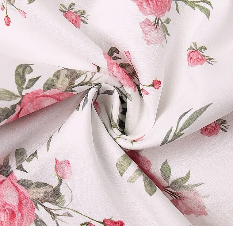 btuce Floral Printed A-line Dress with Puff Sleeves — package contents