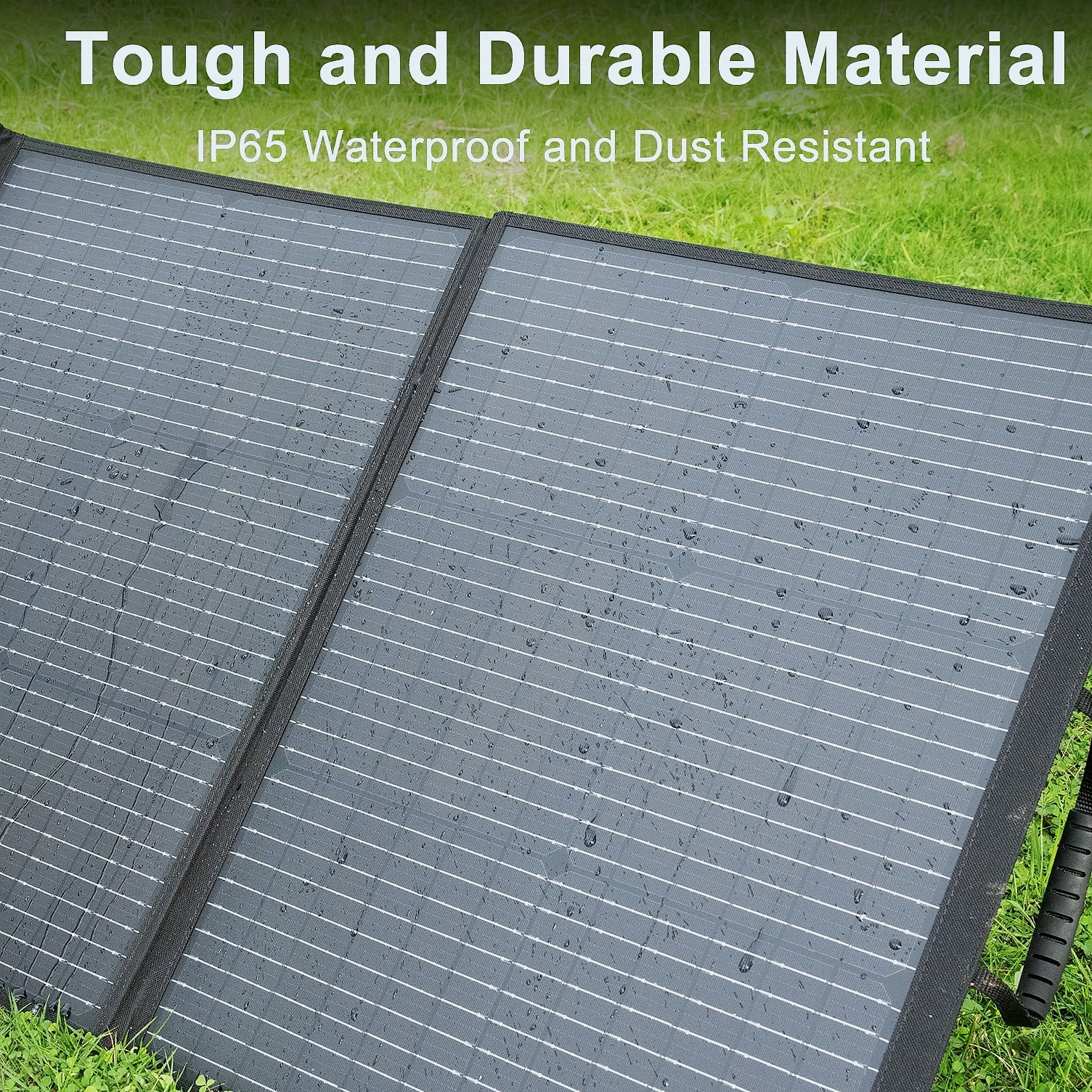 SOLARPLAY 400W Foldable Solar Panel, 23.4% Efficiency — side view