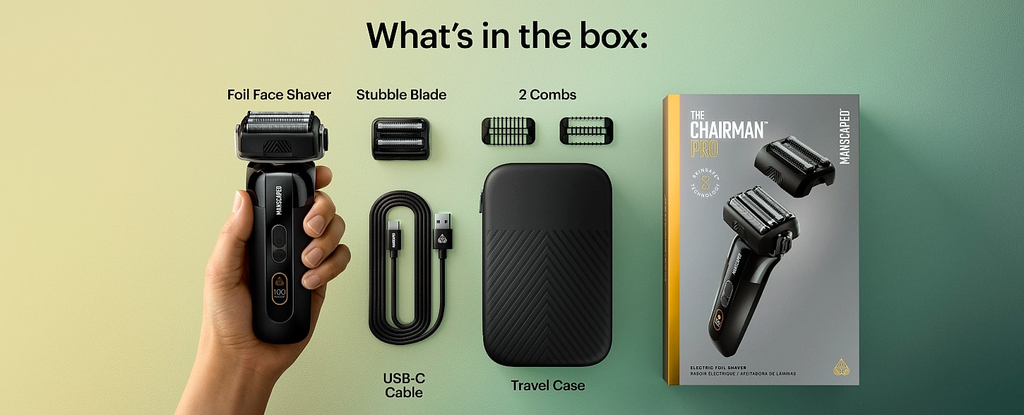 MANSCAPED The Chairman PRO Electric Face Shaver Kit — build progress