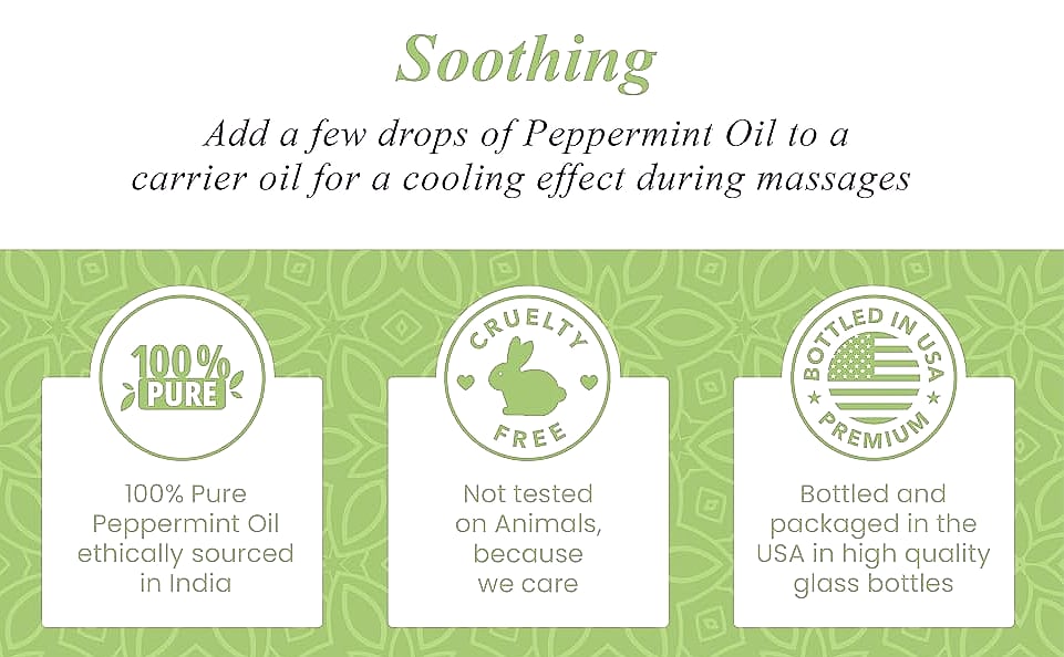 Handcraft Blends Peppermint Essential Oil 4 Fl Oz — side view