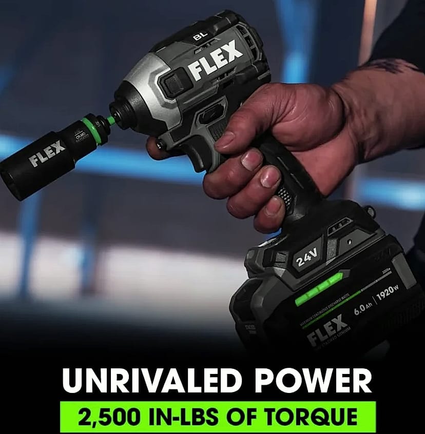 Kankeirr 24V Brushless Impact Driver with 2500 In-Lbs Torque — assembled view