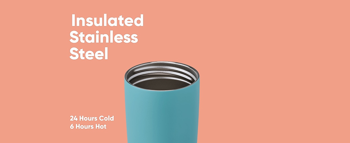Owala SmoothSip Slider 12 oz Insulated Travel Coffee Mug — interior detail