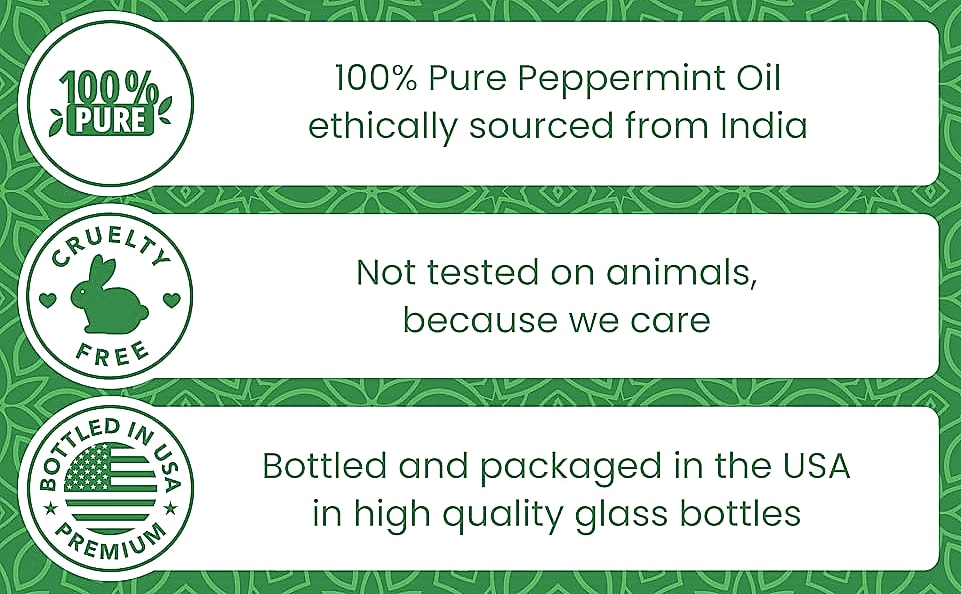 Handcraft Blends Peppermint Essential Oil 4 Fl Oz — assembled view