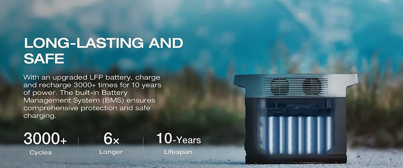 EcoFlow Delta 2 Max 1900Wh Portable Power Station with — feature highlights