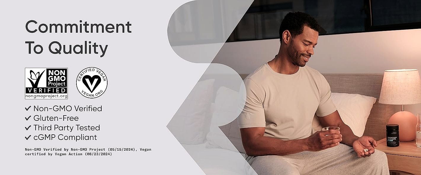 Sports Research Magnesium Glycinate 160mg Sleep Support — feature highlights
