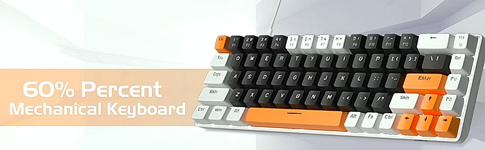 MageGee MK-Box 68-Key Mechanical Gaming Keyboard Compact — package contents