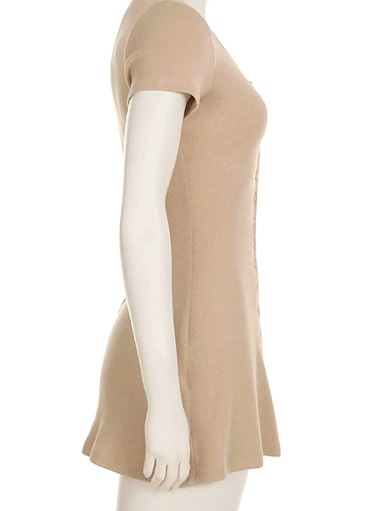 Yamycka MK-28735 Black Bodycon Mini Dress — scale reference