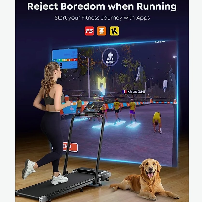 WalkingPad Foldable Treadmill with 10% Incline, 300lb — scale reference